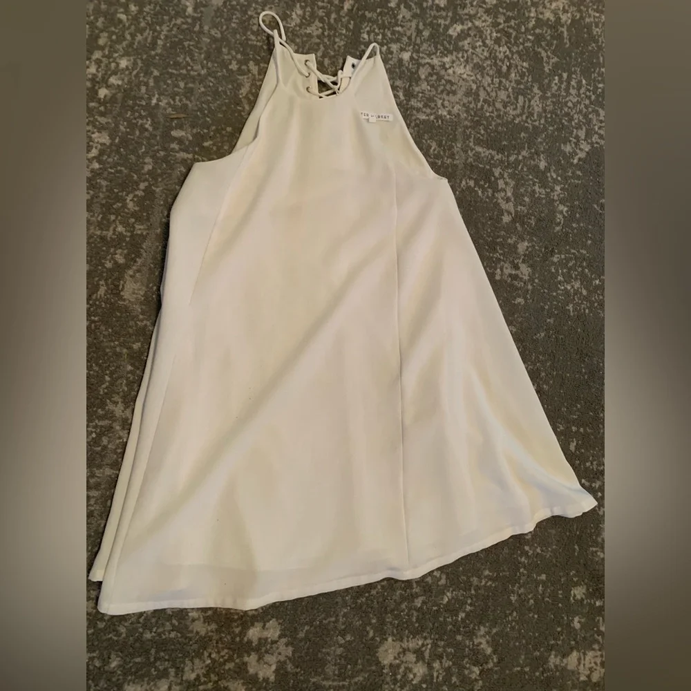 White Mini Dress - Picture 4 of 4